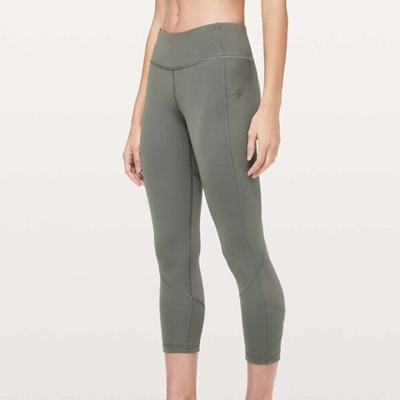 Lululemon Pace Rival Crop *22" - 10 Grey - Picture 1 of 6